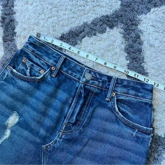 NWT GRLFRND Eva A-Frame Gusset Skirt in Walk This Way - Picture 9 of 11